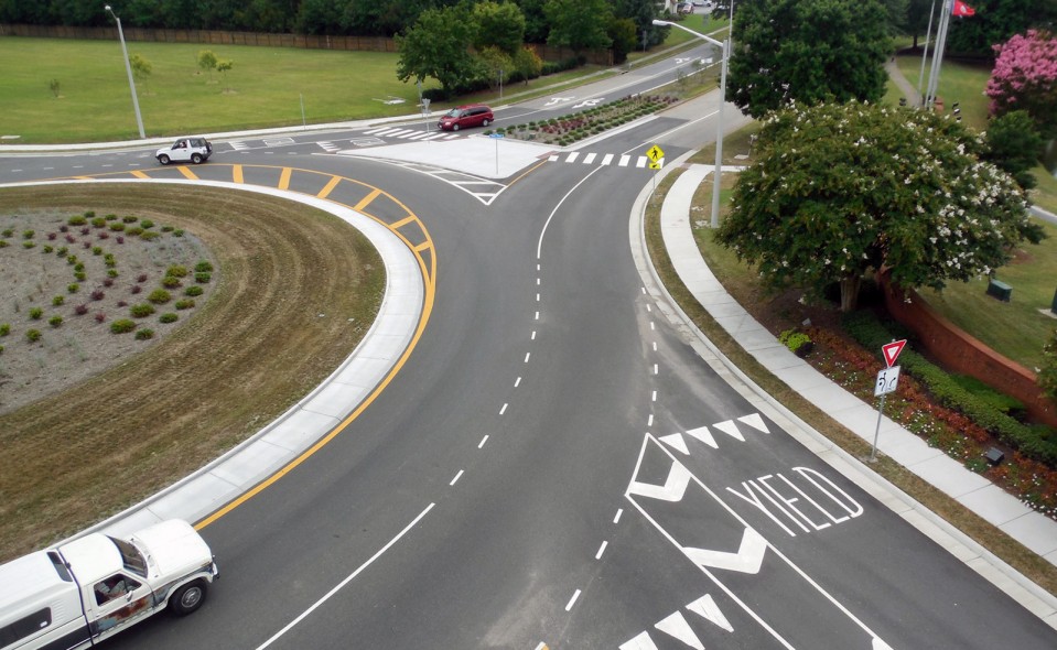 Volvo Parkway/Independence Parkway Roundabout Design - Clark Nexsen